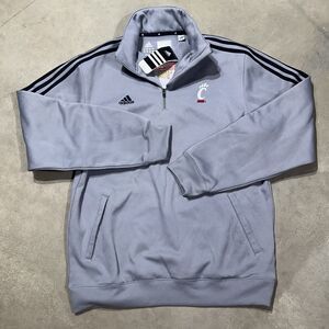 2011 Liberty Bowl Adidas Cincinnati Bearcats 1/4 Zip Pullover Jacket Mens Large